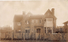 POSTCARD  PRIVATE RESIDENCE  ARTS & CRATS STYLE ALDBOUROUGH SIGN  WHERE ??  RPPC