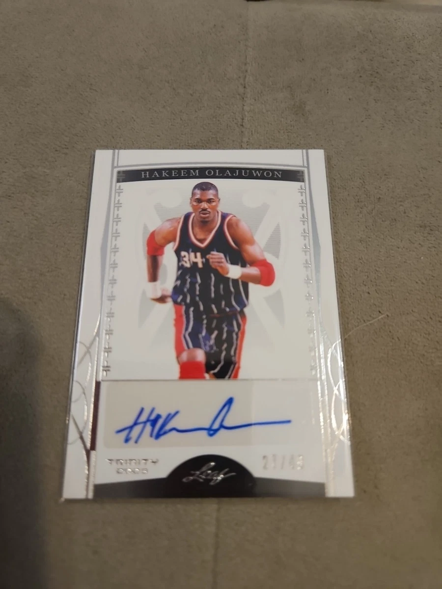 Hakeem Olajuwon Autograph Basketball Cards for sale | eBay