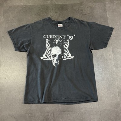 Vintage 90s Current 93 Neo Folk Shirt Size Large