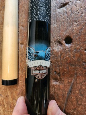Harley Davidson Pool Stick  59'' Long Weight 1Lb3Ozs, With Attractive Caring Case