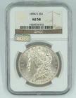 1894-S NGC AU58 Morgan Silver Dollar Blast White