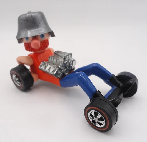 LOOK! CLEAN 1971 MATTEL FARBS "RED CATCHUP" CAR KOOK REDLINE CARICATURE CAR!