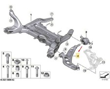 BMW X1 U11 Querlenker vorne rechts 31108846544 NEU ORIGINAL