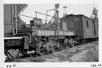 26BB907 RP 1977 DENVER RIO GRANDE RAILROAD FLANGER OC