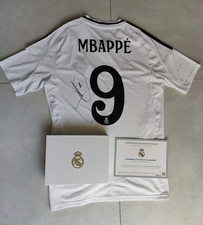 Kylian Mbappe Signed Real Madrid 24/25 Home Shirt with OFFICIAL CLUB COA and BOX