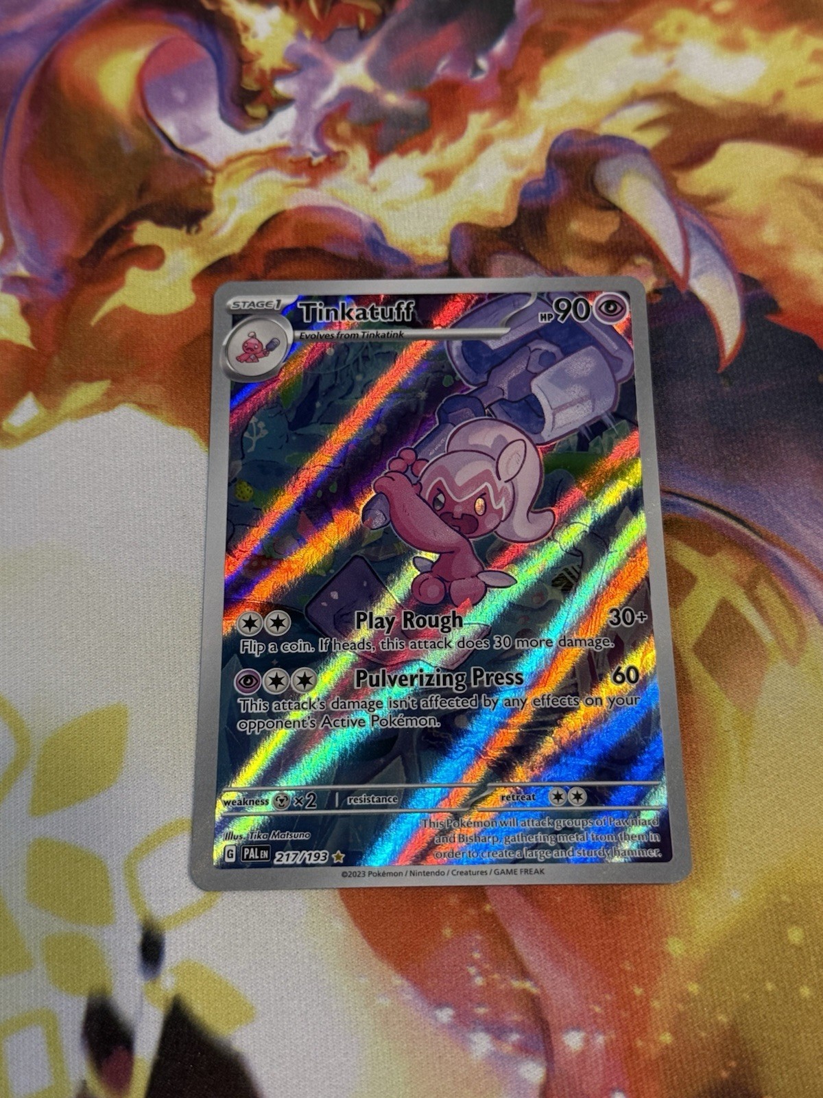 Tinkatuff - 217/193 - SV02: Paldea Evolved (PAL) Art Rare Pokemon Card