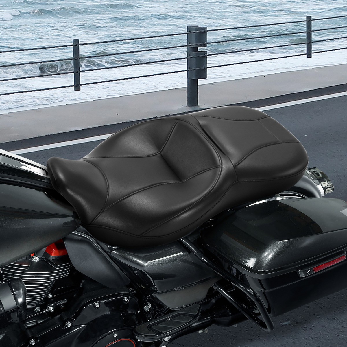 助手席 オートバイ運転席助手席フロントリアシート に適合するハーレー