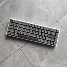 Dark Gray XDA Keycaps Set Nightmare PBT Dyesub Profile for Cherry MX Keyboard