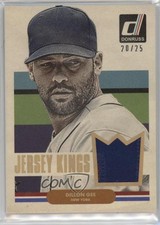 2015 Panini Donruss Jersey Kings Studio Series /25 Dillon Gee #19 0bz