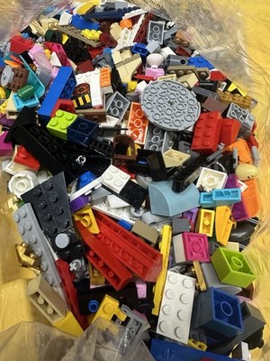 LEGO 2LBS - PIECES FROM BULK SMALL MIX- Random Selection Plates Blocks Building