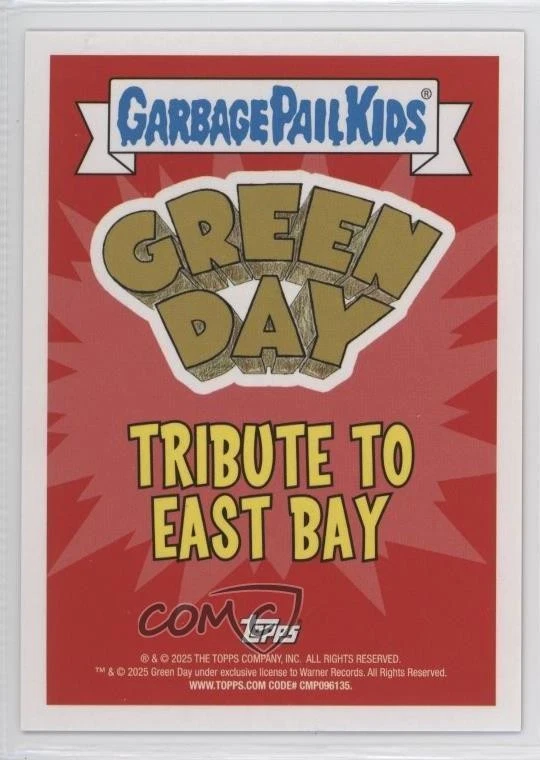 2024 Garbage Pail Kids Battle of the Bands Green Day 26/50 Higher Learning 0jk5 - Image 2 of 3