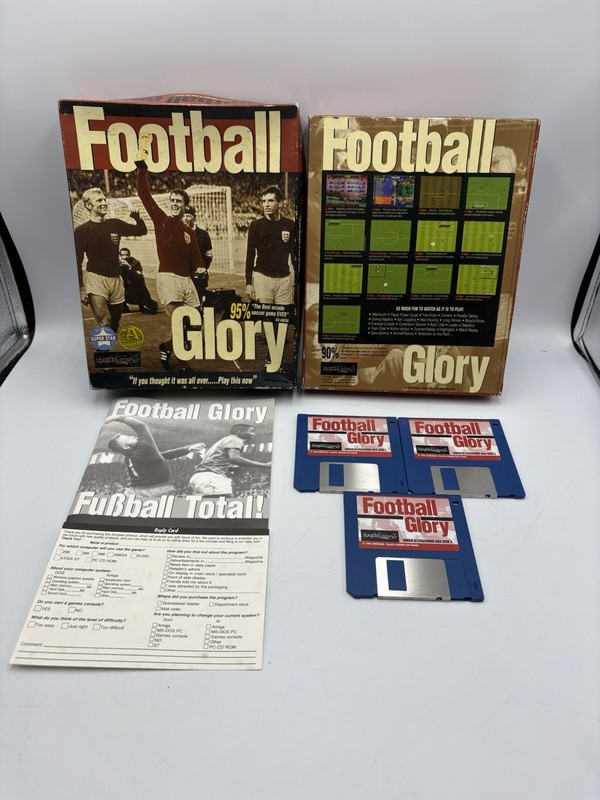 Commodore Amiga - Football Glory (1994) - Croteam - FULLY COMPLETE WITH MANUAL