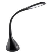  Creative Curves LED Desk Lamp with Adjustable Neck - 4 Dimmable Black