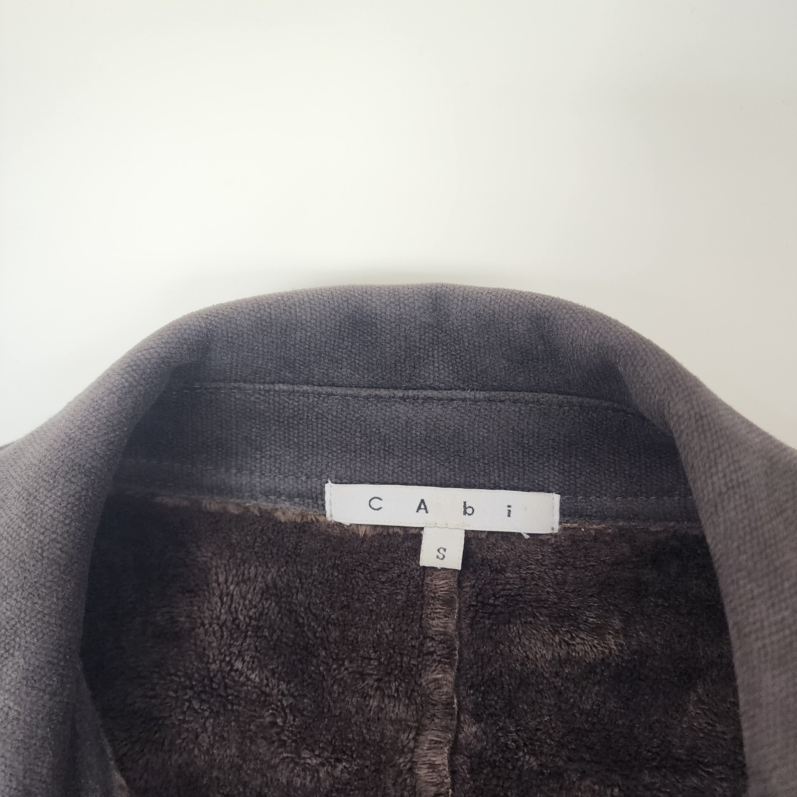 CABI Faux Microsuede Shearling Patchwork Jacket W… - image 6