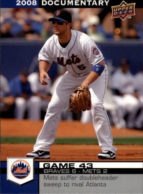 2008 Upper Deck Documentary #1373 David Wright - BB