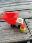 Fisher-Price Little People Blue Dump Truck Vintage 1960-70s