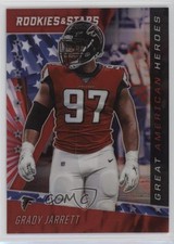 2020 Panini Rookies & Stars Great American Heroes Red /75 Grady Jarrett 3g6