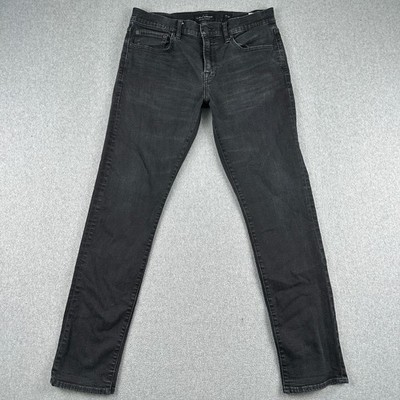 Lucky Brand Jeans Mens 32x32 Black 121 Heritage Slim Straight Denim Pants
