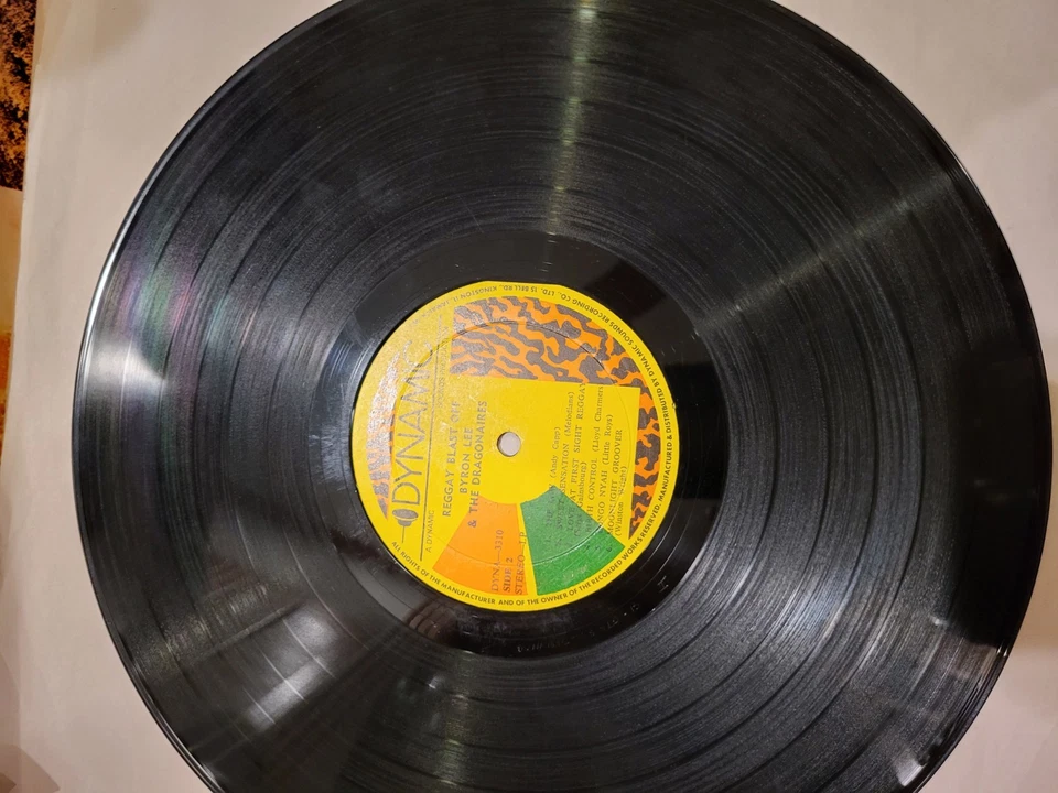 Byron Lee Reggay Blast Off LP VG+ Vinyl & Cover Dynamic DYNA 3310 Jamaica Reggae Foto 4 de 4