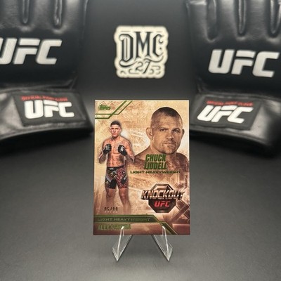 2026 Topps Knockout UFC Alex Pereira Chuck Liddell Octagon Successors Green /99 