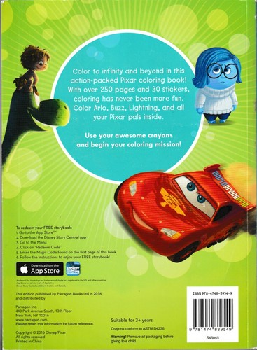 Disney Pixar Color Infinity and Beyond, Fish Puzzle, Nemo, Inside Out, Toy Story - Picture 2 of 2