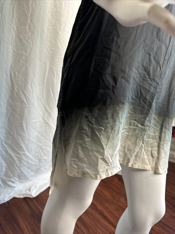 Vestido Ann Demeulemeester asimétrico sin mangas hasta la rodilla transparente 40 ligero Foto 2 de 4