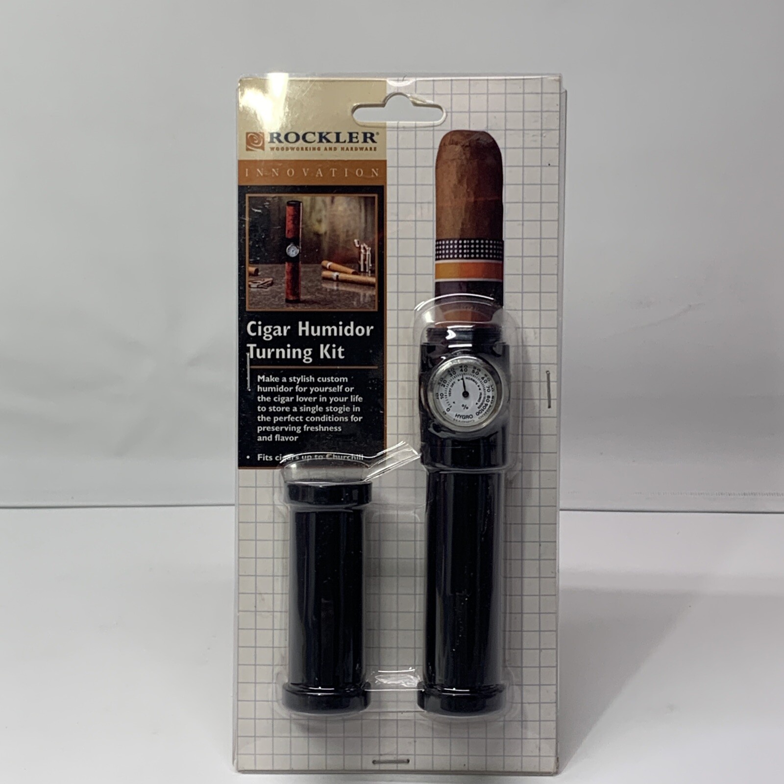 New Rockler Cigar Humidor Turning Kit with BuiltIn Hygrometer eBay