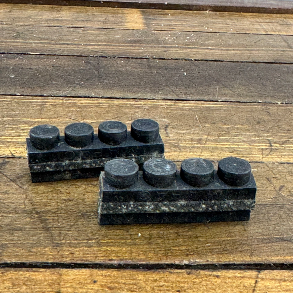 Juego de pastillas de freno Mafac vintage NOS zapata voladiza inserto años 70 tirón lateral Francia Foto 3 de 4