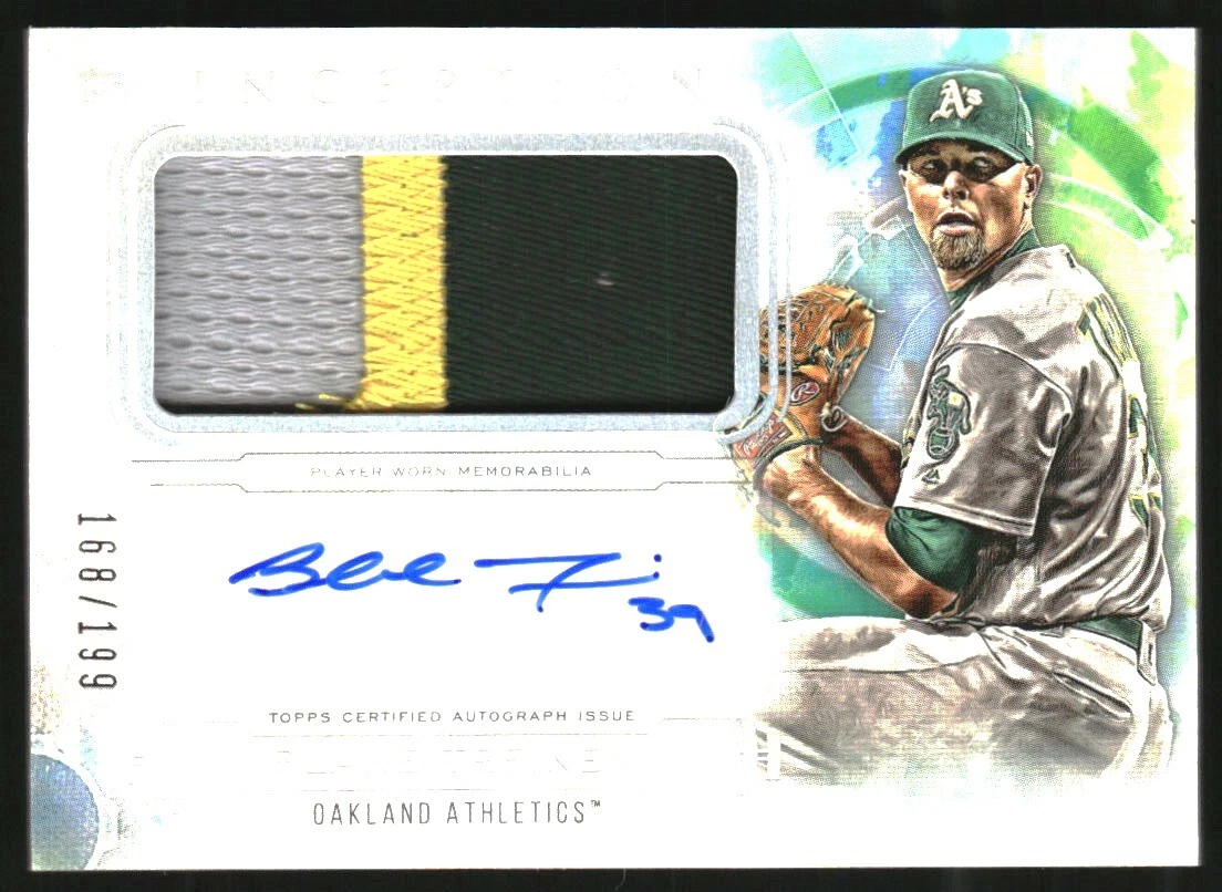 2019 Topps Inception Patch Autographs #IAPBT Blake Treinen Jersey /199