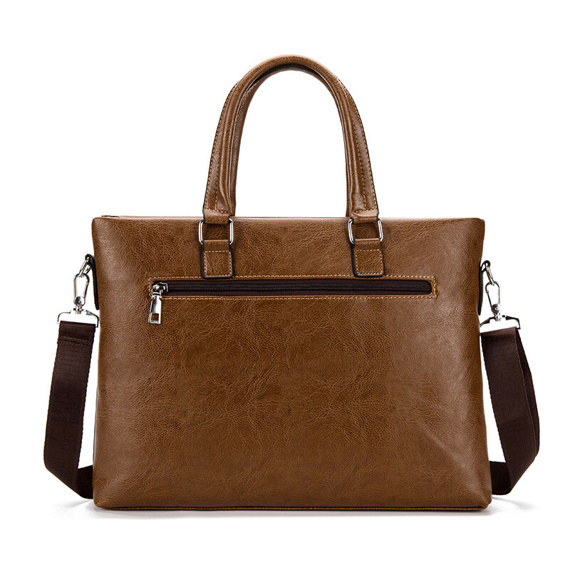 New Mens PU Leather Business Briefcase Bag Handbag Laptop Shoulder Bag