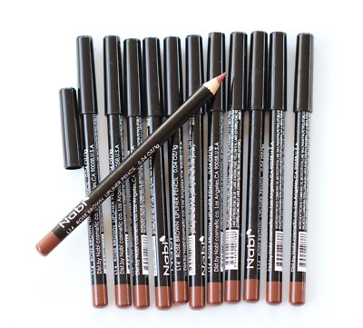 12 PCS NABI L14 ROSE BROWN LIP Liner Lipliner Pencil