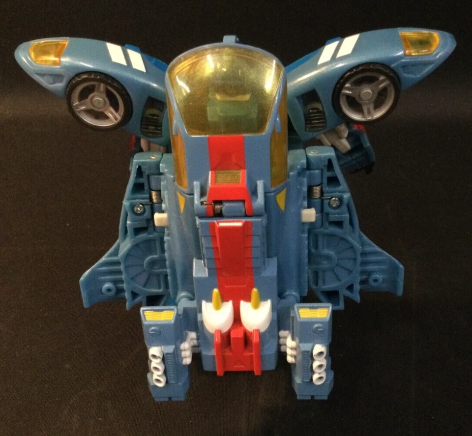 Transformers Cybertron: Robots in Disguise (2005) Blurr Figure COMPLETE w/ DVD - Image 3 of 4