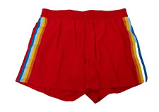 SPEEDO Mens Swimming Water Shorts Red Elasticated Drawstring UK S 48 30"/32"