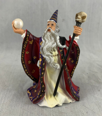 1997 WIZARD A.C.K. TRADING LOS ANGELES ACK 3'' CERAMIC FIGURE - ORB & STAFF RARE