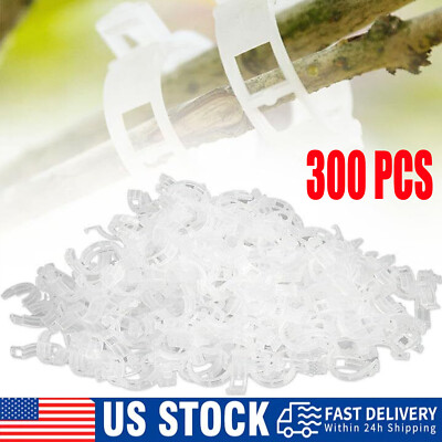 #ad #ad 300Pcs Plant Support Clips Tomato Veggie Garden For Trellis Twine Greenhouse NEW $10.99