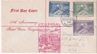 1949 75th Anniversary Universal Postal Union FDC Philippines Manila to USA