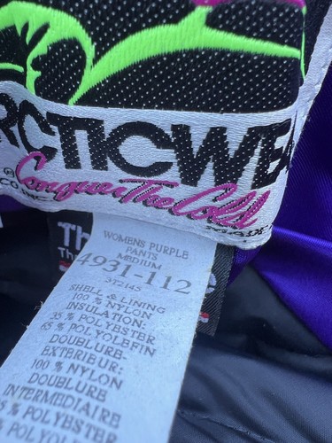 Traje Chaqueta De Colección Arctic Cat Racing Arcticwear Moto de Nieve L/Baberos Talla M para Mujer - Imagen 9 de 13