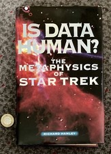 Vintage Star Trek Book -Is Data Human? Metafizyka Star Treka Richard Hanley