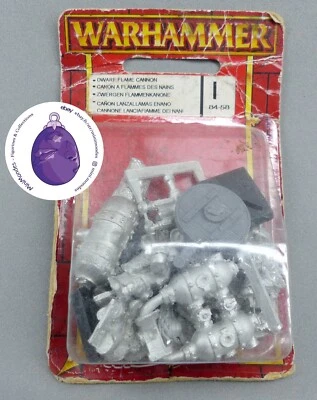 Warhammer Aos, Dwarf, Nain, Crew, Servant, Oop Metal, Flame Cannon, Canon Flamme - Photo 1/2
