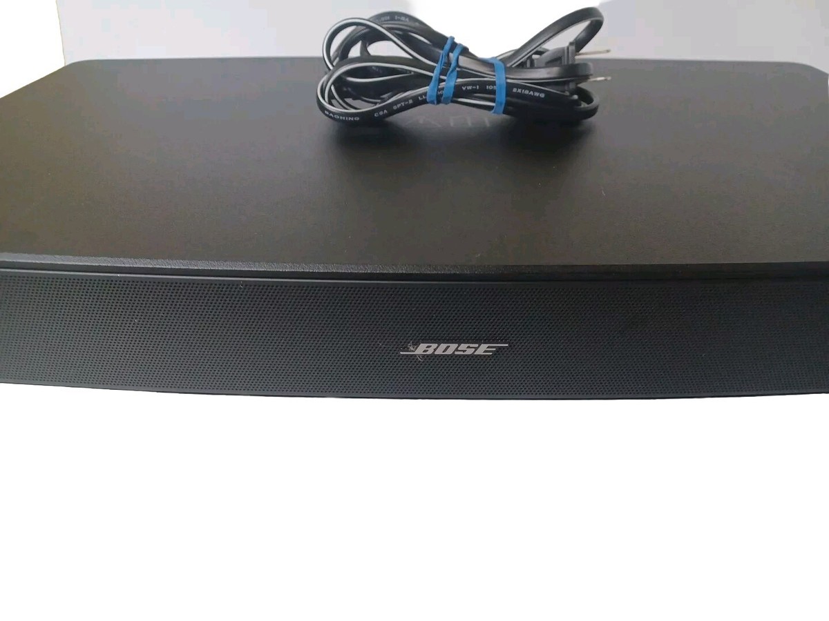 Bose Solo TV Sound System Model 410376 Black w/ Power Cable-No