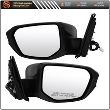 For 2016-on HONDA CIVIC Side Mirror Pair Set Power 3wire Black Left&Right