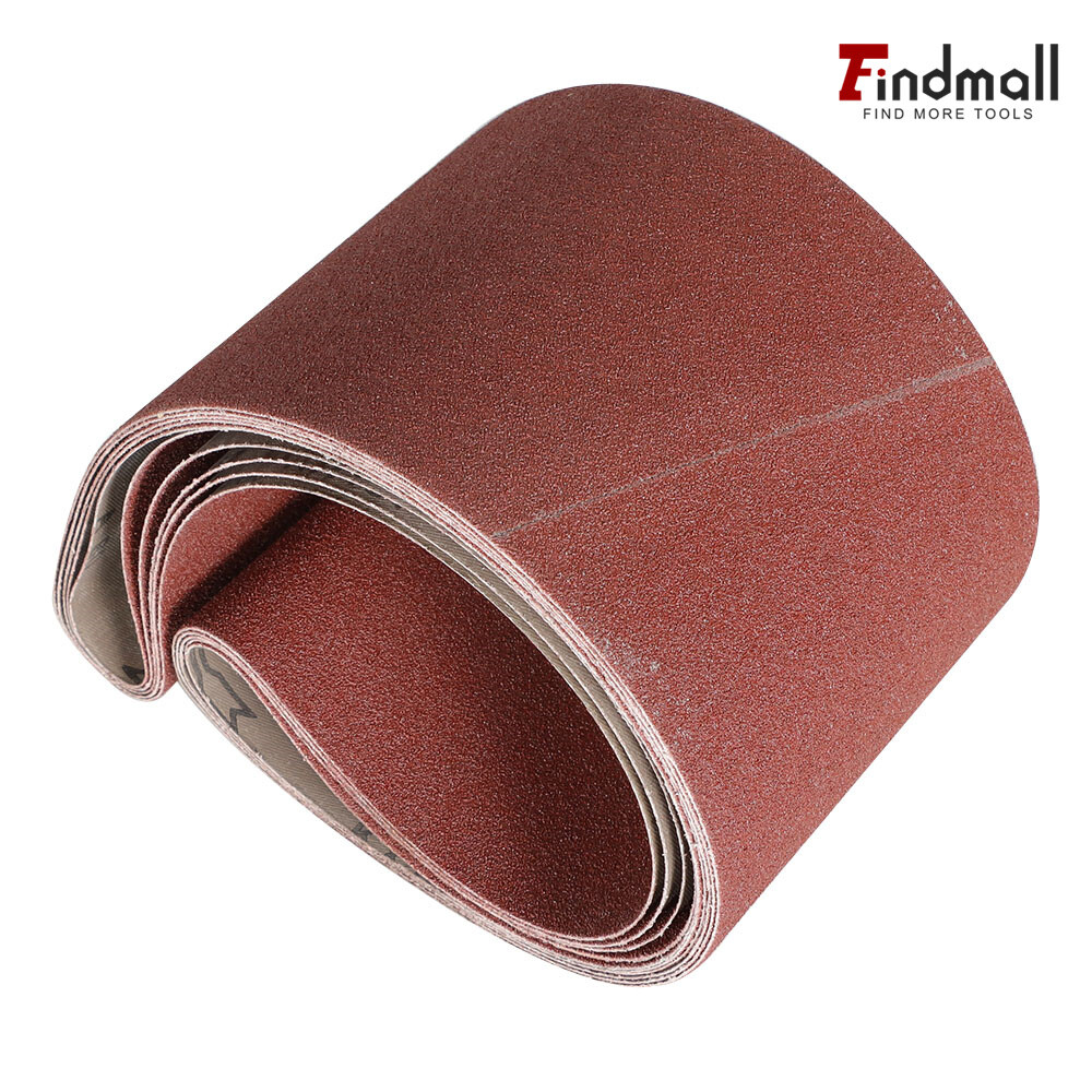 Findmall 5 Pack 6" X 48" 80 Grit Premium Aluminum Sanding Belts eBay