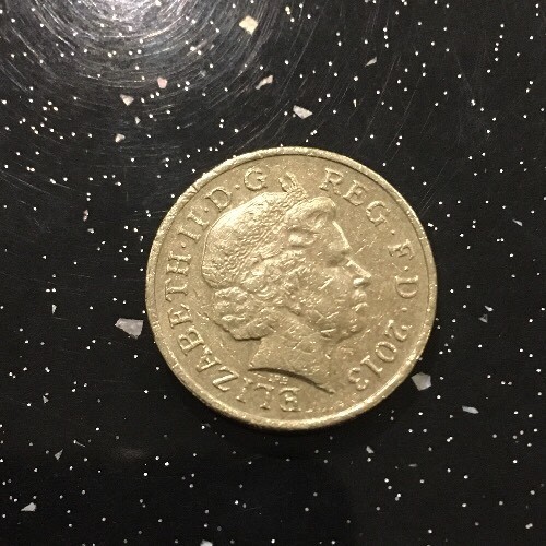 rare 1 english floral one pound coin hunt rose oak acorn flowers