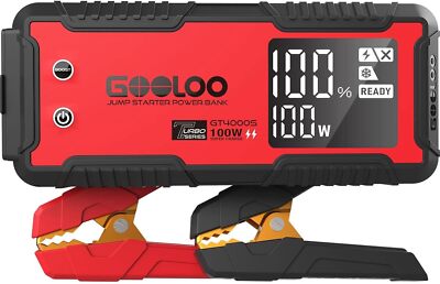 GOOLOO GT4000S Auto Starthilfe Jump Starter Pack 4000A Booster Powerbank 12V+BOX