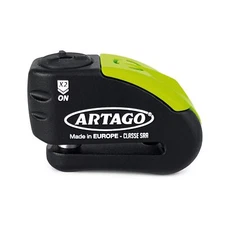 ARTAGO 30X14 Motorcycle Disc Lock Alarm Anti Theft Alarm Lock with Warning Fu...