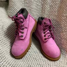Children s Timberland Boots, Cancer Awareness, Size 12