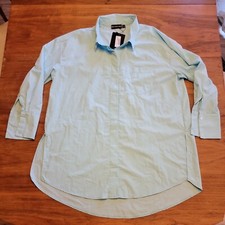 PRETTY LITTLE THING Pale Blue  Oversized Poplin Shirt Dress US Size 8 UK 12
