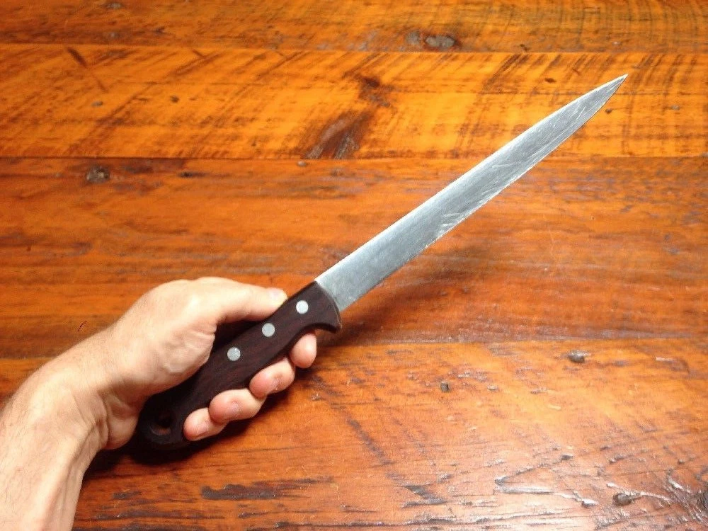 Palisander WMF Germany Inox Stainless Steel 9.25 25cm" Carving Chefs Knife