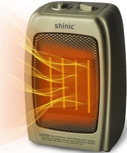 Space Heater for Indoor Use 1500W/750W Ceramic Space Heater 1s Fast Heat Over...-image