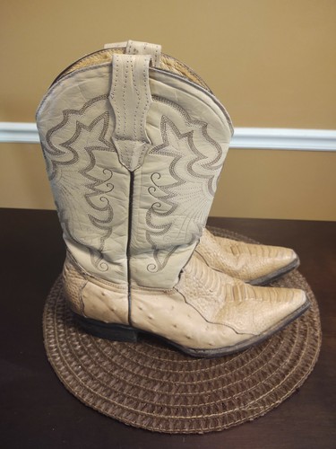 Leather Cowboy Boots size Mex 27.5 